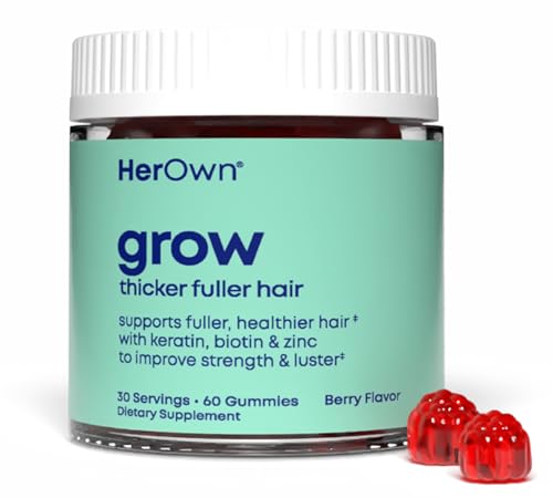 Her Own™ Grow Gummies — Biotin + Keratin for Fuller Hair