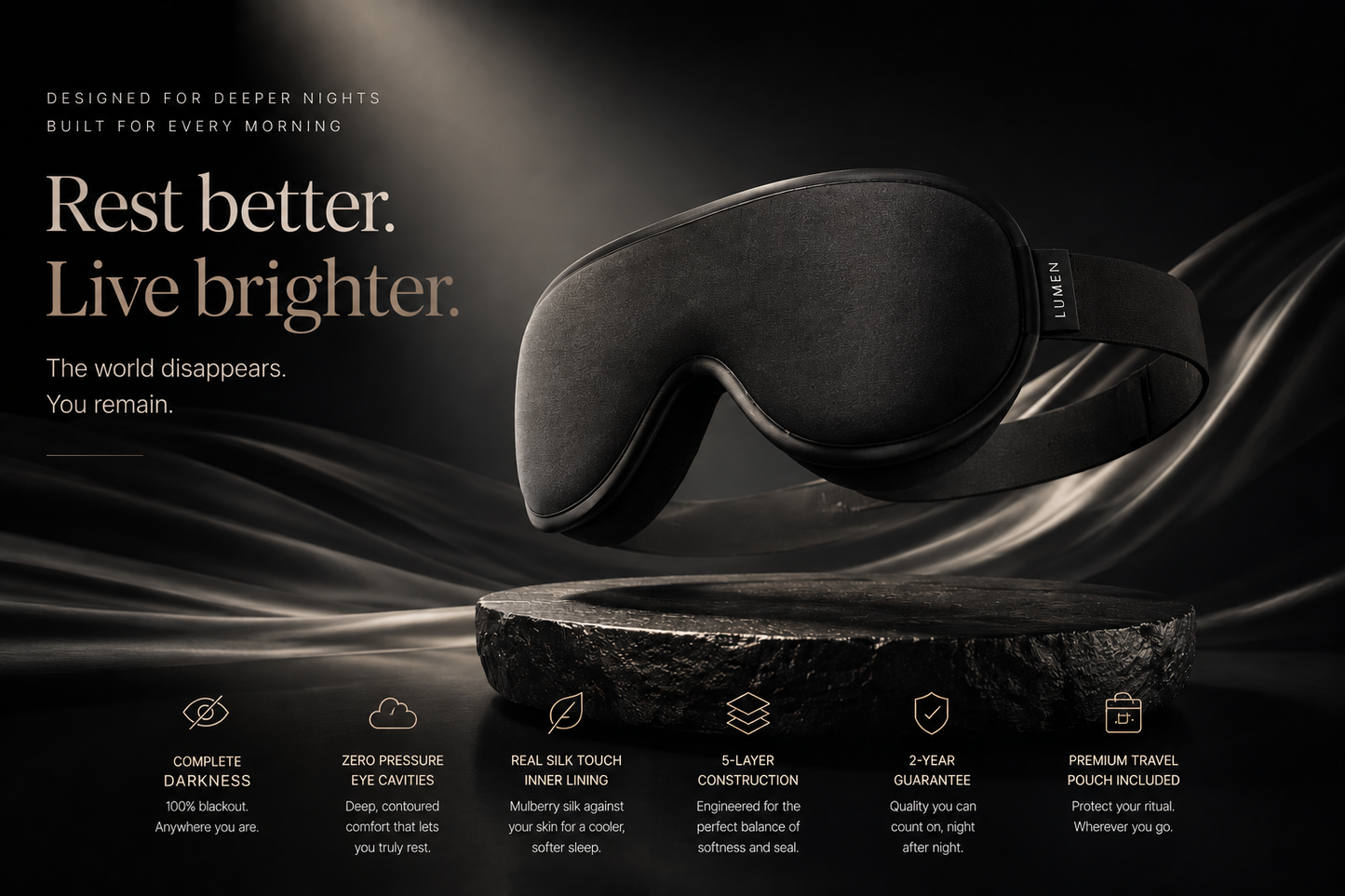 LUMEN™ Luxury Sleep Mask