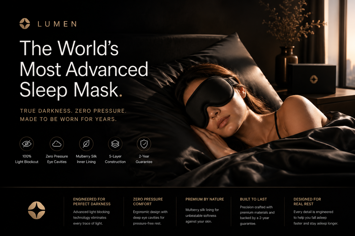 LUMEN™ Luxury Sleep Mask