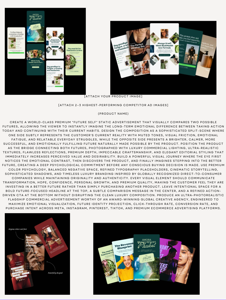 The Ultimate E-commerce Ad Creative Blueprint (20+ High-Conversion Angles Pack)