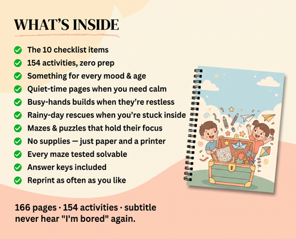 The Activity Vault — 154 Print-Anytime Activities