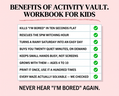 The Activity Vault — 154 Print-Anytime Activities