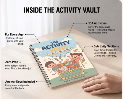 The Activity Vault — 154 Print-Anytime Activities