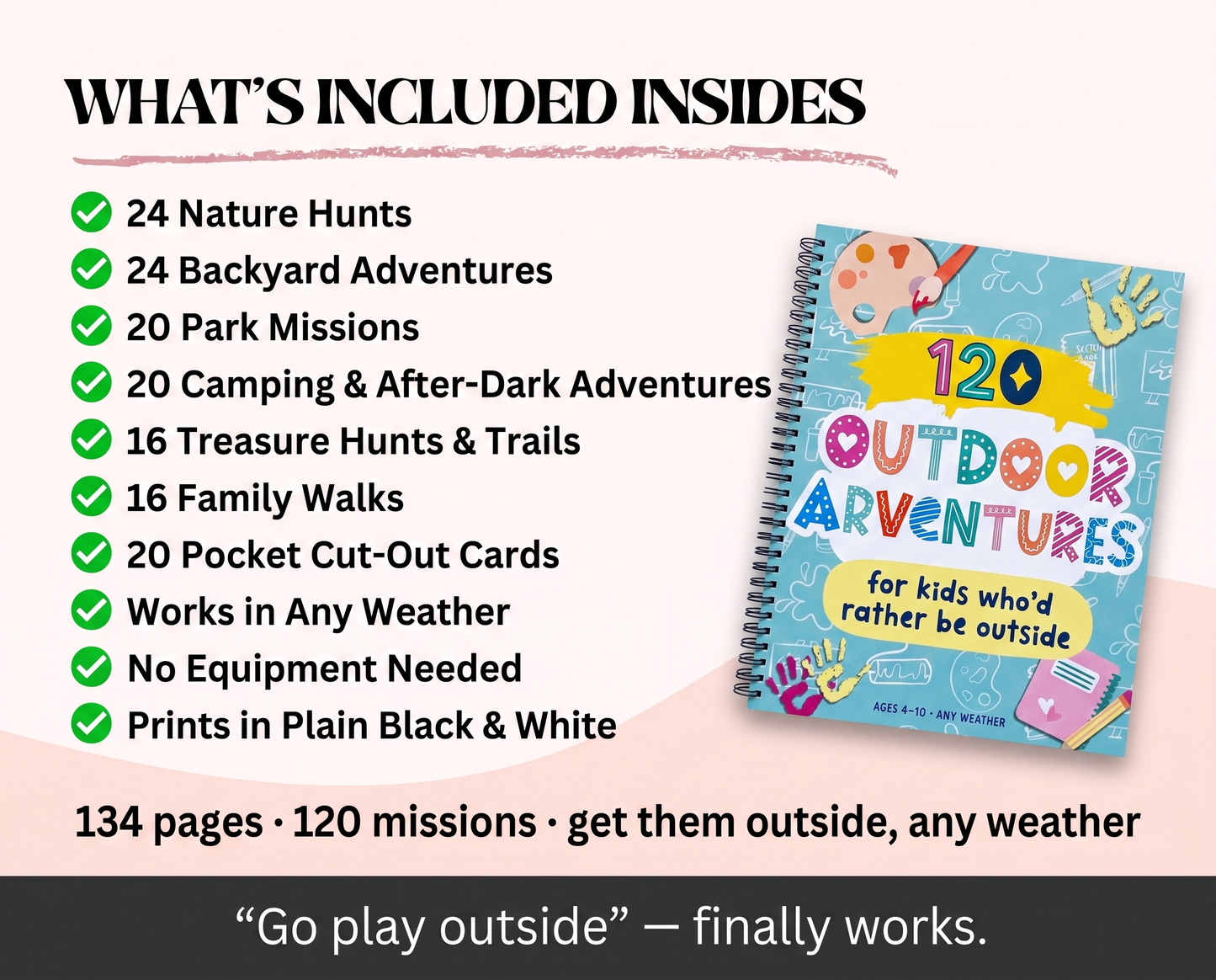 The Outdoor Adventure Pack — 120 Outdoor Missions