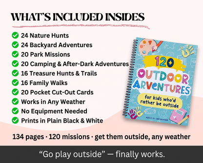 The Outdoor Adventure Pack — 120 Outdoor Missions