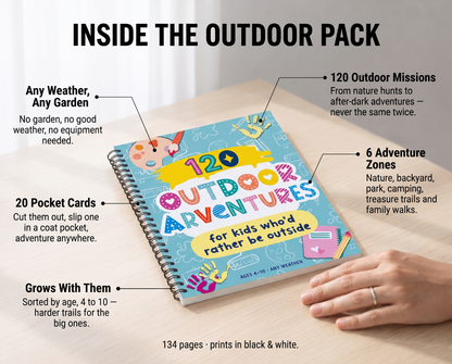 The Outdoor Adventure Pack — 120 Outdoor Missions