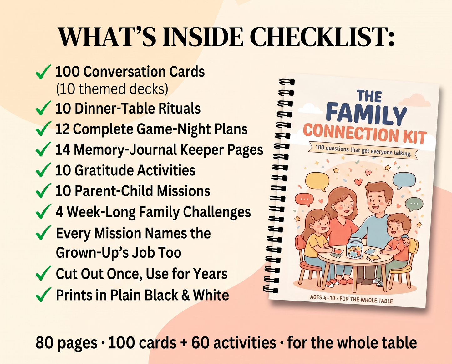 The Family Connection Kit — 100 Conversation Cards