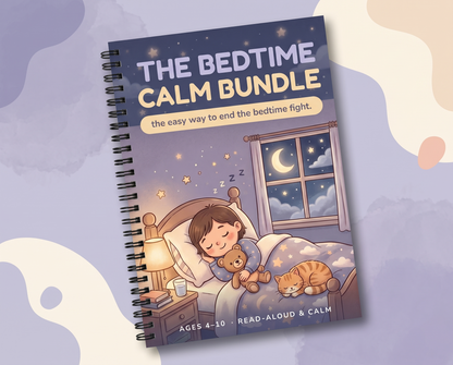 The Bedtime Calm Bundle — 8 Stories + 48 Wind-Down Pages